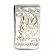 12kt Gold Filled and .925 Sterling Silver Eagle Head Mountain Handmade Certified Authentic Navajo Native American Money Clip 11261-2 12kt Gold Filled and .925 Sterling Silver Eagle Head Mountain Handmade Certified Authentic Navajo Native American Money Clip 11261-2