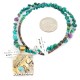 12kt Gold Filled and .925 Sterling Silver Handmade Horse Certified Authentic Navajo Turquoise Quartz Native American Necklace 24149-5-15851 12kt Gold Filled and .925 Sterling Silver Handmade Horse Certified Authentic Navajo Turquoise Quartz Native American Necklace 24149-5-15851