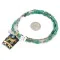 12kt Gold Filled and .925 Sterling Silver Handmade Horse Navajo Turquoise Heishi Necklace NB160109021056 12kt Gold Filled and .925 Sterling Silver Handmade Horse Navajo Turquoise Heishi Necklace NB160109021056