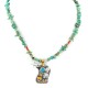 12kt Gold Filled and .925 Sterling Silver Wavy Storyteller Handmade Certified Authentic Navajo Coral Turquoise Native American Necklace 15037-21-15781 12kt Gold Filled and .925 Sterling Silver Wavy Storyteller Handmade Certified Authentic Navajo Coral Turquoise Native American Necklace 15037-21-15781