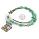 12kt Gold Filled and .925 Sterling Silver Wavy Storyteller Handmade Certified Authentic Navajo Coral Turquoise Native American Necklace 15037-21-15781 12kt Gold Filled and .925 Sterling Silver Wavy Storyteller Handmade Certified Authentic Navajo Coral Turquoise Native American Necklace 15037-21-15781
