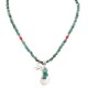 Vintage Style Buffalo Nickel .925 Sterling Silver Certified Authentic Navajo Coral Turquoise Native American Necklace 15030-37-15781 Vintage Style Buffalo Nickel .925 Sterling Silver Certified Authentic Navajo Coral Turquoise Native American Necklace 15030-37-15781