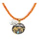 12kt Gold Filled .925 Sterling Silver Gecko Handmade Certified Authentic Navajo Natural Turquoise Carnelian Native American Necklace 14456-15163