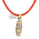 12kt Gold Filled .925 Sterling Silver Storyteller Handmade Certified Authentic Navajo Natural Turquoise Coral Native American Necklace 24252-4-15884-2 12kt Gold Filled .925 Sterling Silver Storyteller Handmade Certified Authentic Navajo Natural Turquoise Coral Native American Necklace 24252-4-15884-2
