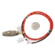 12kt Gold Filled .925 Sterling Silver Storyteller Handmade Certified Authentic Navajo Natural Turquoise Coral Native American Necklace 24252-4-15884-2 12kt Gold Filled .925 Sterling Silver Storyteller Handmade Certified Authentic Navajo Natural Turquoise Coral Native American Necklace 24252-4-15884-2