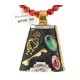 12kt Gold Filled and .925 Sterling Silver Kokopelli Handmade Certified Authentic Navajo Coral Turquoise Spiny Oyster Native American Necklace 24145-15780