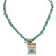 12kt Gold Filled .925 Sterling Silver Handmade Certified Authentic Navajo Turquoise Native American Necklace 740102-86-15781 12kt Gold Filled .925 Sterling Silver Handmade Certified Authentic Navajo Turquoise Native American Necklace 740102-86-15781