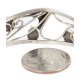 Handmade Certified Authentic Navajo .925 Sterling Silver Natural Lapis Native American Bracelet 12946-3