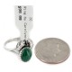 Handmade Certified Authentic Navajo .925 Sterling Silver Natural Malachite Native American Ring Size 6 26203-31