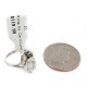Handmade Certified Authentic Navajo .925 Sterling Silver White Howlite Turquoise Native American Ring Size 6 1/2 26204-21