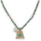 12kt Gold Filled .925 Sterling Silver Handmade Certified Authentic Navajo Natural Turquoise Coral Native American Necklace 740100-90-1570 12kt Gold Filled .925 Sterling Silver Handmade Certified Authentic Navajo Natural Turquoise Coral Native American Necklace 740100-90-1570