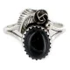 Handmade Navajo .925 Sterling Silver Black Onyx Native American Ring Size 6 1/4 26203-42 Handmade Navajo .925 Sterling Silver Black Onyx Native American Ring Size 6 1/4 26203-42