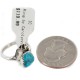 Handmade Certified Authentic Navajo .925 Sterling Silver Natural Turquoise Native American Ring 5 1/4 26204-3