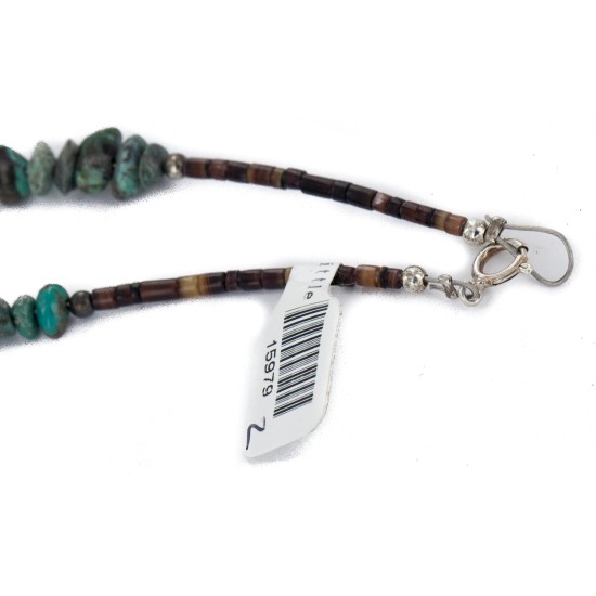 Face 12kt Gold Filled and .925 Sterling Silver Buffalo Handmade Certified Authentic Navajo Turquoise Coral Native American Necklace 24328-3-15979-2