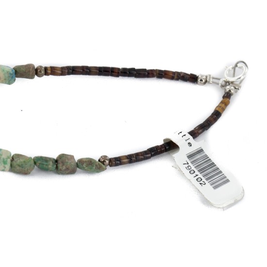 12kt Gold Filled .925 Sterling Silver Buffalo Handmade Certified Authentic Navajo Turquoise Native American Necklace 740102-78-790102 12kt Gold Filled .925 Sterling Silver Buffalo Handmade Certified Authentic Navajo Turquoise Native American Necklace 740102-78-790102