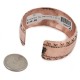 Hammered Handmade Navajo Certified Authentic Pure Copper Native American Bracelet 12955-7
