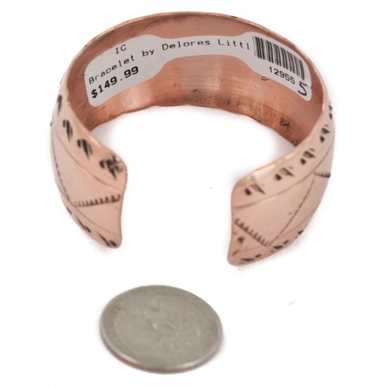 Mountain Handmade Navajo Certified Authentic Pure Copper Native American Bracelet 12955-5