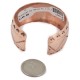 Mountain Handmade Navajo Certified Authentic Pure Copper Native American Bracelet 12955-5
