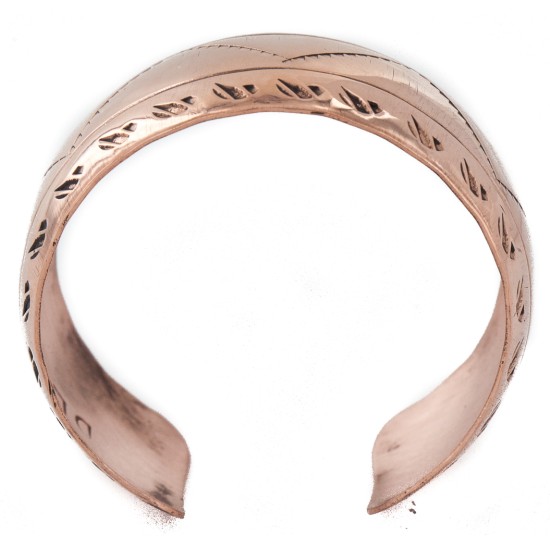Mountain Handmade Navajo Certified Authentic Pure Copper Native American Bracelet 12955-5