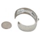 Handmade Certified Authentic Hammered Navajo Nickel Natural Turquoise Native American Bracelet 12957-3