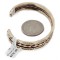 Handmade Navajo Certified Authentic Pure Copper and Brass Native American Bracelet 12958-2