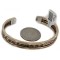 Handmade Navajo Certified Authentic Pure Copper and Brass Native American Bracelet 12958-2