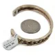 Handmade Feather Navajo Pure Copper and Brass Native American Bracelet 12958-4 Handmade Feather Navajo Pure Copper and Brass Native American Bracelet 12958-4