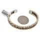 Handmade Certified Authentic Navajo Pure Copper and Brass Native American Bracelet 12958-5
