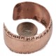 Handmade Certified Authentic Hammered Navajo Pure Copper Native American Bracelet 12955-6
