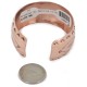 Feather Handmade Navajo Certified Authentic Pure Copper Native American Bracelet 12956-2
