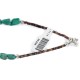 12kt Gold Filled .925 Sterling Silver Handmade Certified Authentic Navajo Turquoise Native American Necklace 740103-19-25296