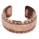 Hammered Handmade Navajo Certified Authentic Pure Copper Native American Bracelet 12955-7