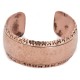 Handmade Certified Authentic Hammered Navajo Pure Copper Native American Bracelet 12955-6