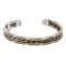 Handmade Navajo Pure Copper and Brass Native American Bracelet 12958-2 Handmade Navajo Pure Copper and Brass Native American Bracelet 12958-2