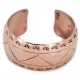 Mountain Handmade Navajo Certified Authentic Pure Copper Native American Bracelet 12955-5