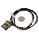 12kt Gold Filled and .925 Sterling Silver Handmade Certified Authentic Horse Navajo Natural Agate and Turquoise Native American Necklace 15036-2-15814