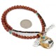 Wolf 12kt Gold Filled and .925 Sterling Silver Handmade Certified Authentic Navajo Natural Turquoise Goldstone Native American Necklace 740103-30-10225 Wolf 12kt Gold Filled and .925 Sterling Silver Handmade Certified Authentic Navajo Natural Turquoise Goldstone Native American Necklace 740103-30-10225