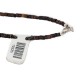 .925 Sterling Silver Handmade Certified Authentic Navajo Natural Tigers Eye Turquoise Native American Necklace 12554-8-10225