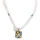 Feather 12kt Gold Filled and .925 Sterling Silver Handmade Certified Authentic Navajo Natural Turquoise Rose Quartz Native American Necklace 15036-4-15781 Feather 12kt Gold Filled and .925 Sterling Silver Handmade Certified Authentic Navajo Natural Turquoise Rose Quartz Native American Necklace 15036-4-15781