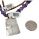 12kt Gold Filled and .925 Sterling Silver Handmade Certified Authentic Navajo Natural Turquoise Amethyst Native American Necklace 740102-65-790101 12kt Gold Filled and .925 Sterling Silver Handmade Certified Authentic Navajo Natural Turquoise Amethyst Native American Necklace 740102-65-790101