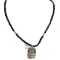 Horse 12kt Gold Filled and .925 Sterling Silver Handmade Navajo Natural Turquoise Purple Goldstone Native American Necklace 14456-14-10225