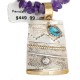 12kt Gold Filled and .925 Sterling Silver Handmade Certified Authentic Navajo Natural Turquoise Amethyst Native American Necklace 740102-65-790101 12kt Gold Filled and .925 Sterling Silver Handmade Certified Authentic Navajo Natural Turquoise Amethyst Native American Necklace 740102-65-790101