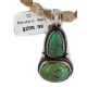 .925 Sterling Silver Certified Authentic Navajo Natural Turquoise and Jasper Native American Necklace 740104-13-15794
