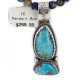 .925 Sterling Silver Certified Authentic Navajo Natural Turquoise Lapis Native American Necklace 15058-10-15771 .925 Sterling Silver Certified Authentic Navajo Natural Turquoise Lapis Native American Necklace 15058-10-15771