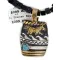 Horse 12kt Gold Filled and .925 Sterling Silver Handmade Navajo Natural Turquoise Purple Goldstone Native American Necklace 14456-14-10225