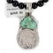 Vintage Style Buffalo Nickel .925 Sterling Silver Navajo Natural Black Onyx Turquoise Native American Necklace 740105-5-102247 Vintage Style Buffalo Nickel .925 Sterling Silver Navajo Natural Black Onyx Turquoise Native American Necklace 740105-5-102247