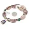 Certified Authentic Inlay Navajo .925 Sterling Silver Natural Turquoise Agate Native American Necklace  25289-4