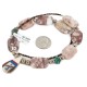 Certified Authentic Inlay Navajo .925 Sterling Silver Natural Turquoise Agate Native American Necklace  25289-4