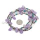 2 Strand Certified Authentic Navajo .925 Sterling Silver Natural Turquoise Amethyst Native American Necklace 750145-1