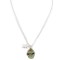 .925 Sterling Silver Handmade Certified Authentic Navajo Natural Turquoise Native American Necklace 12830-3